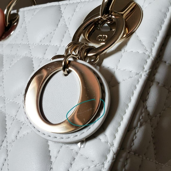 New Lady Dior mini milk gold hw - Picture 7 of 15
